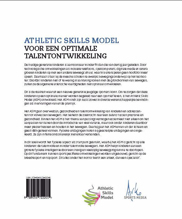 Achterkant van Athletic skills model