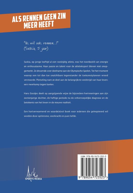 Achterkant van Als rennen geen zin meer heeft