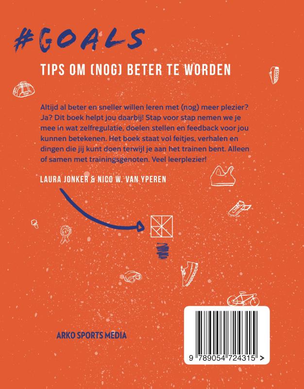 Achterkant van #GOALS Tips om (nog) beter te worden