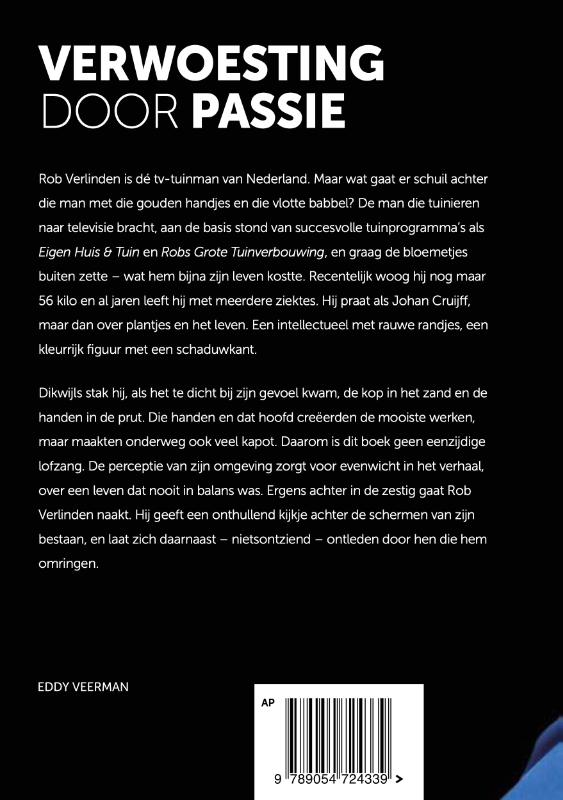 Achterkant van Verwoesting door passie