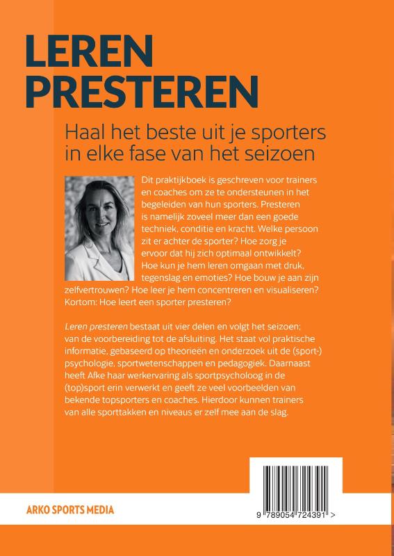 Achterkant van Leren presteren
