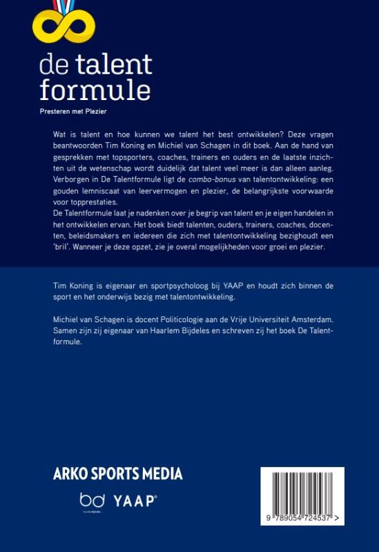 Achterkant van De Talentformule
