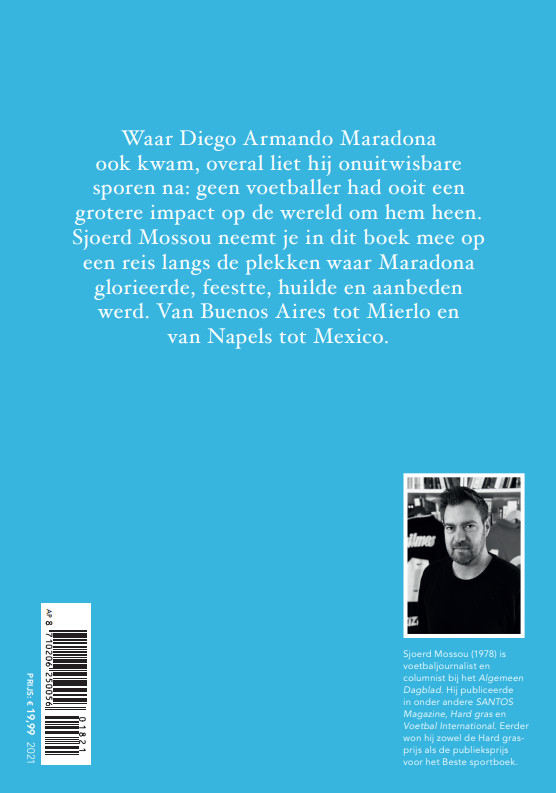Achterkant van Op zoek naar Maradona