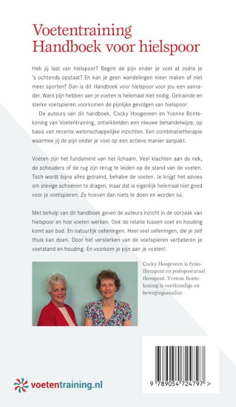 Achterkant van Handboek voor hielspoor