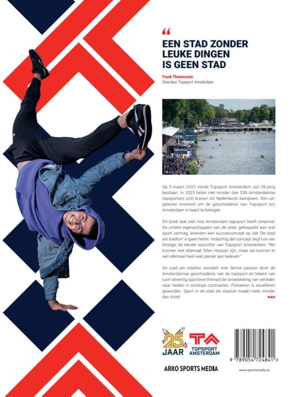 Achterkant van De stad als stadion