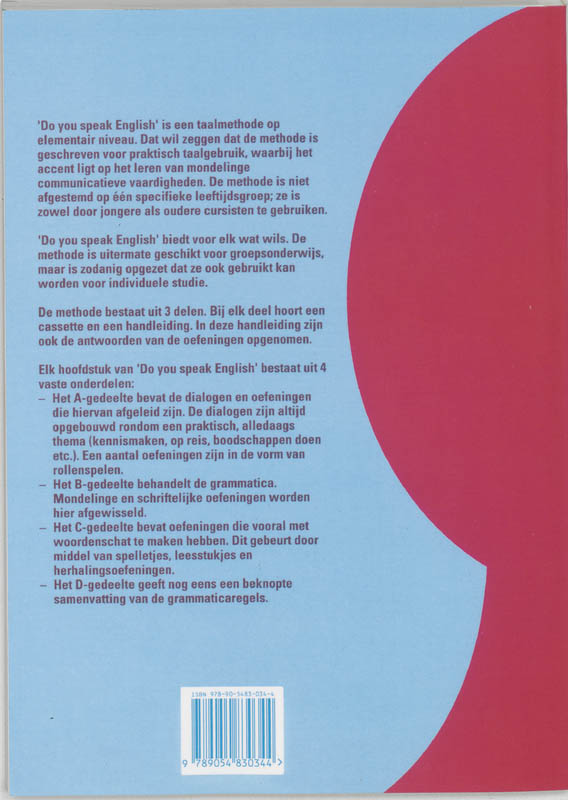 Achterkant van Leerlingenboek