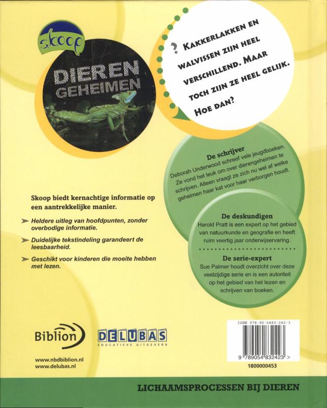 Achterkant van Dierengeheimen