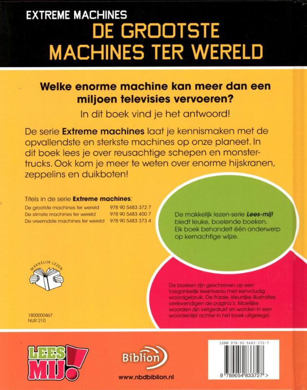 Achterkant van Extreme machines
