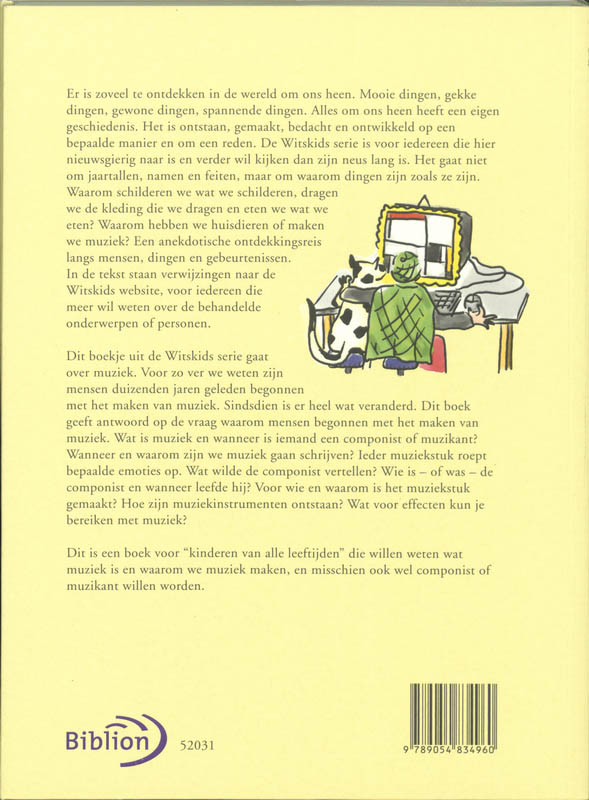 Achterkant van Muziek