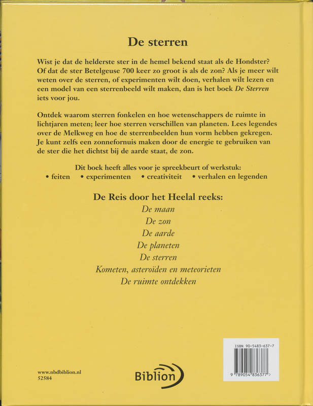 Achterkant van De sterren