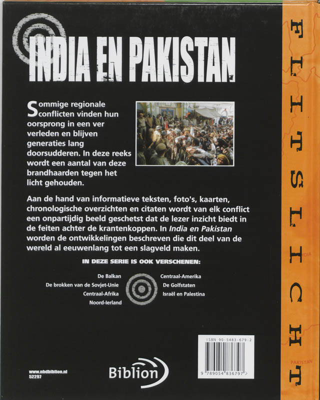 Achterkant van India en Pakistan