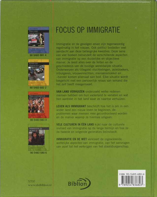 Achterkant van Immigratie en de wet