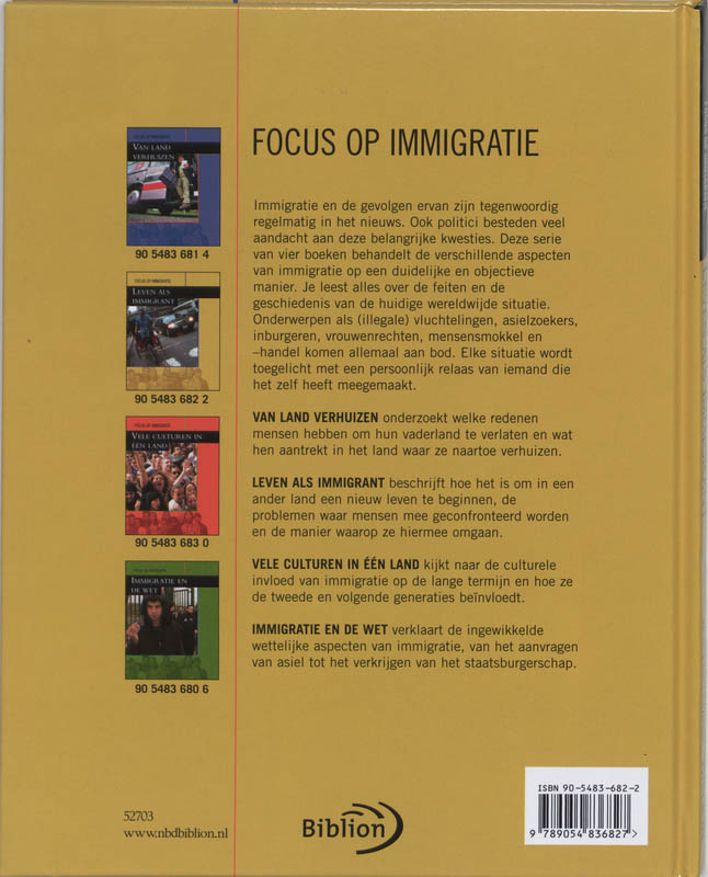 Achterkant van Leven als immigrant