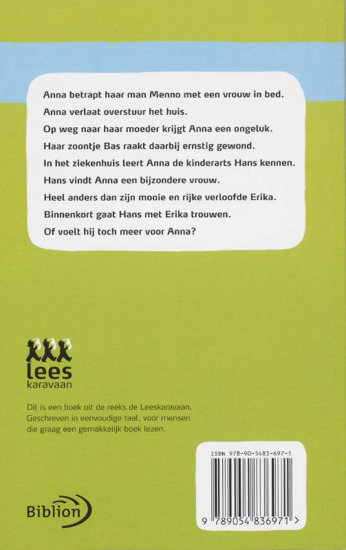 Achterkant van Een nieuwe liefde voor dokter Hans