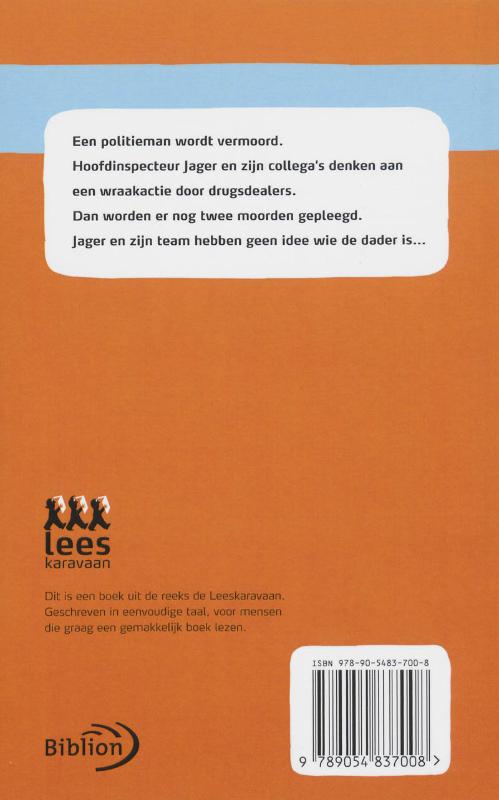 Achterkant van Moord volgens plan