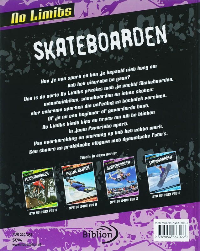 Achterkant van Skateboarden