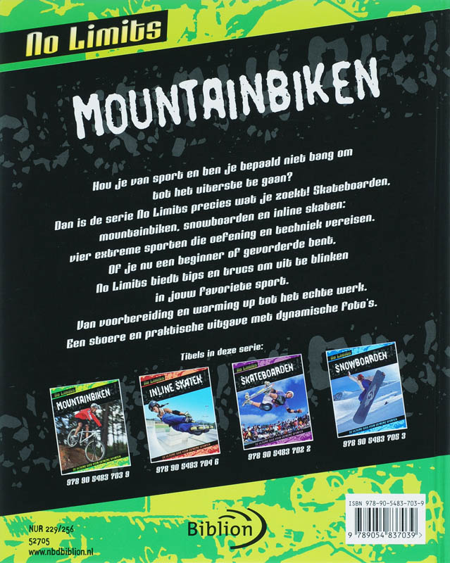 Achterkant van Mountainbiken
