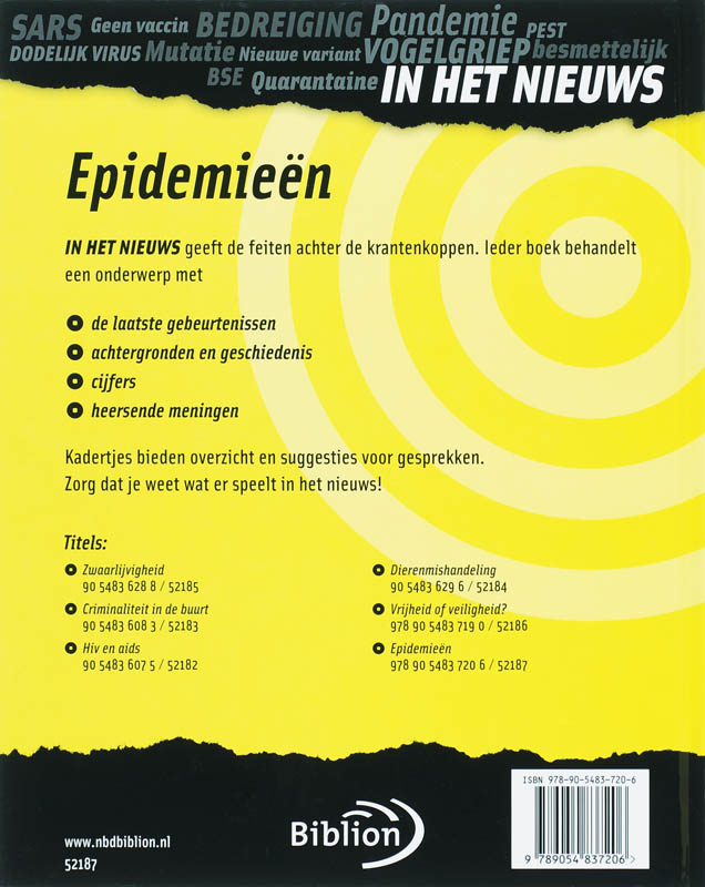 Achterkant van Epidemieen