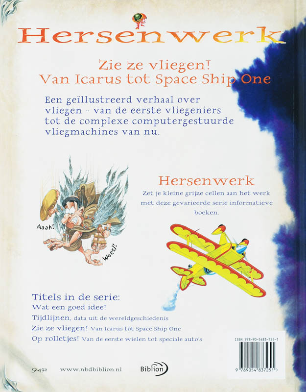 Achterkant van Zie ze vliegen