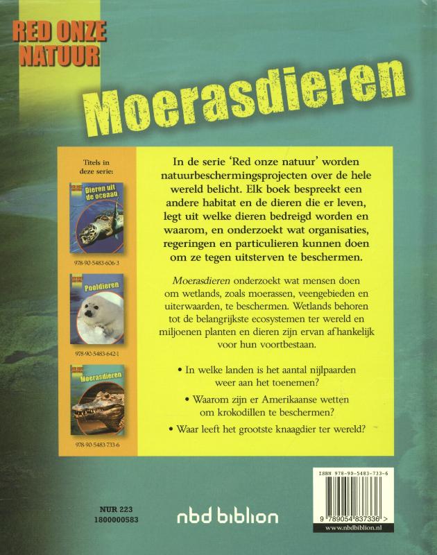 Achterkant van Red de natuur