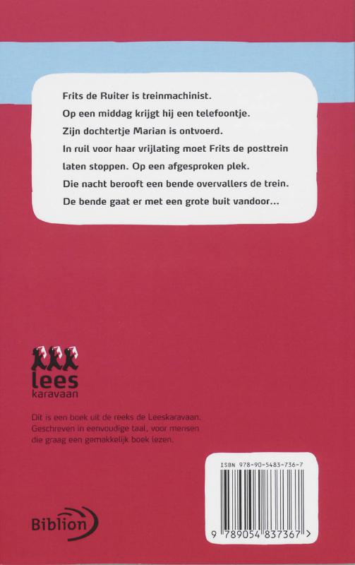 Achterkant van Overval in de nacht