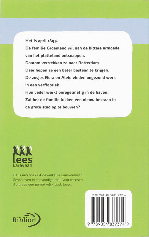 Achterkant van Een nieuwe toekomst