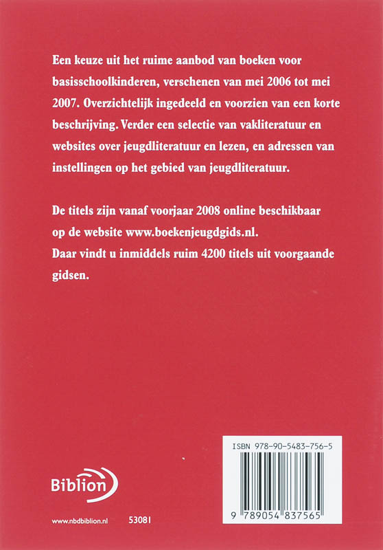 Achterkant van 2007