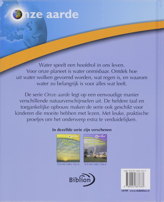 Achterkant van De kringloop van water
