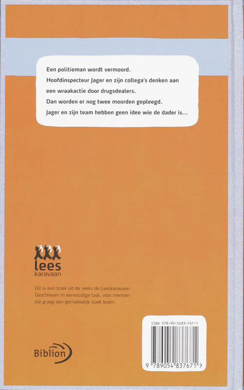 Achterkant van Moord volgens plan