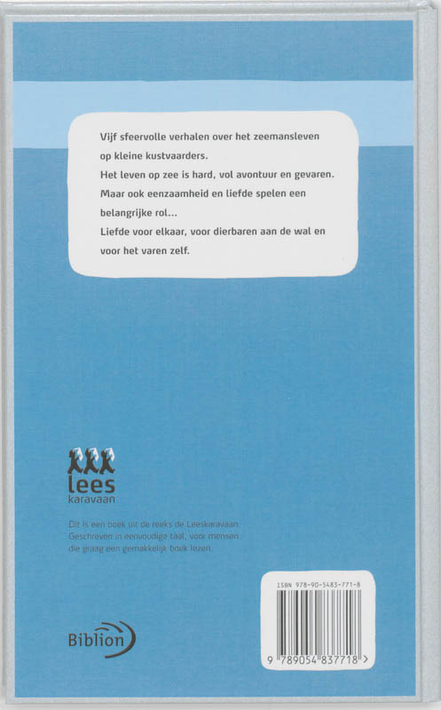 Achterkant van Storm in de nacht