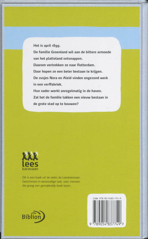 Achterkant van Een nieuwe toekomst