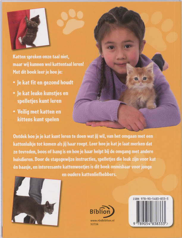 Achterkant van Leer de kattentaal!