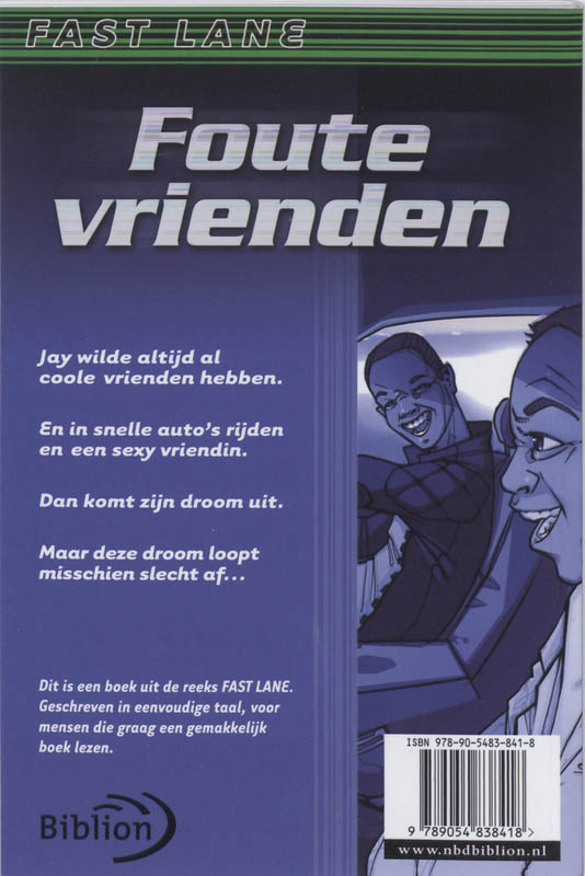 Achterkant van Foute vrienden