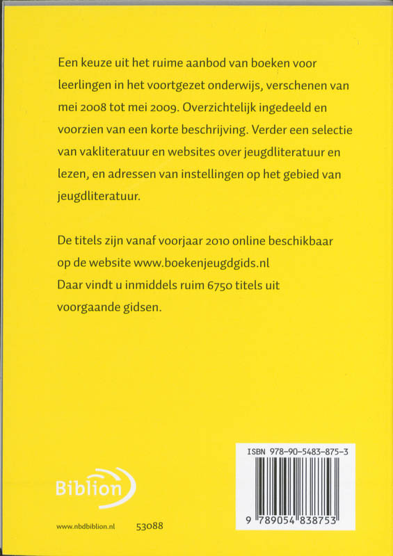 Achterkant van 2009