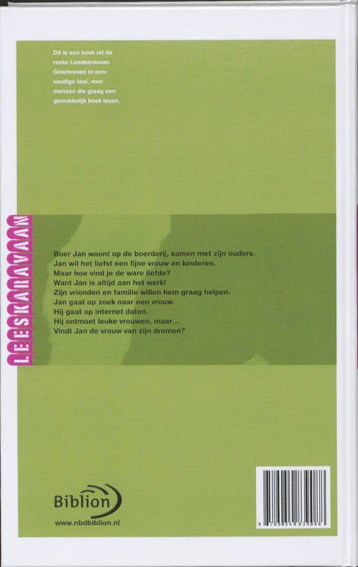 Achterkant van Boer vindt vrouw