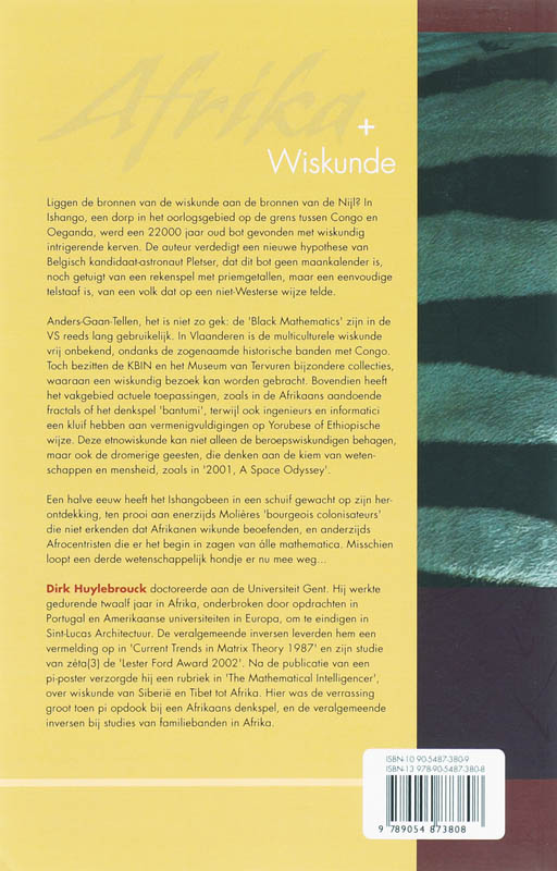 Achterkant van AFRIKA EN WISKUNDE
