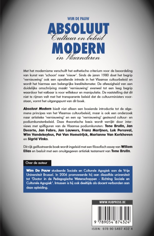 Achterkant van Absoluut modern
