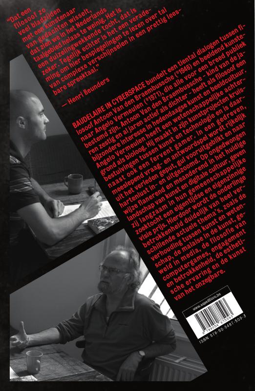 Achterkant van Baudelaire in Cyberspace