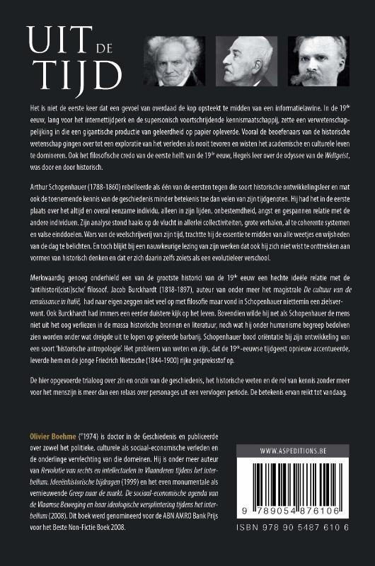 Achterkant van UIT DE TIJD