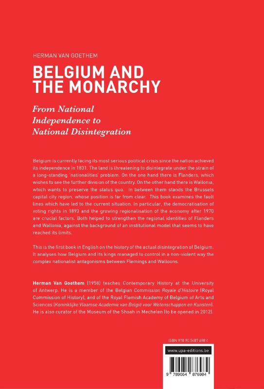 Achterkant van Belgium and the Monarchy