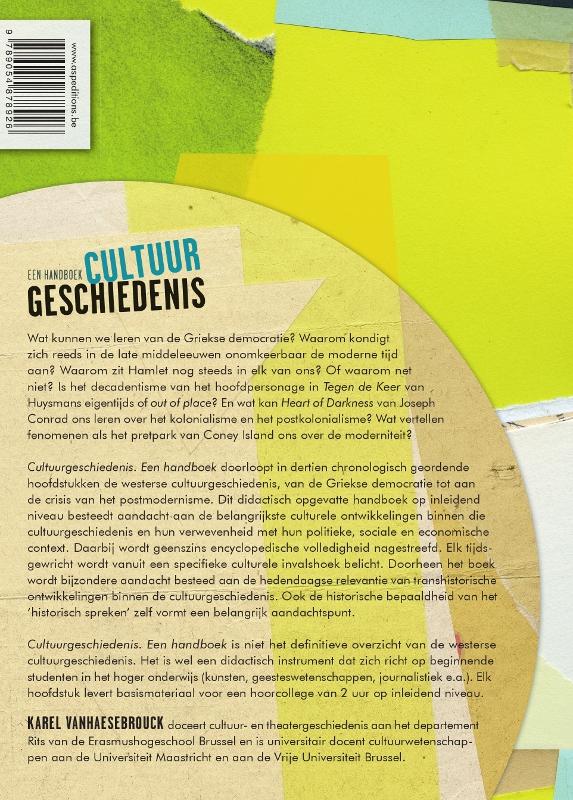 Achterkant van Cultuurgeschiedenis