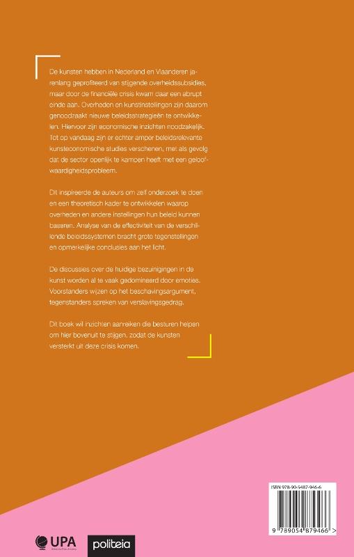 Achterkant van Subsidiering van podiumkunsten: beschaving of verslaving?