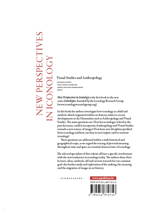 Achterkant van New perspectives in iconology