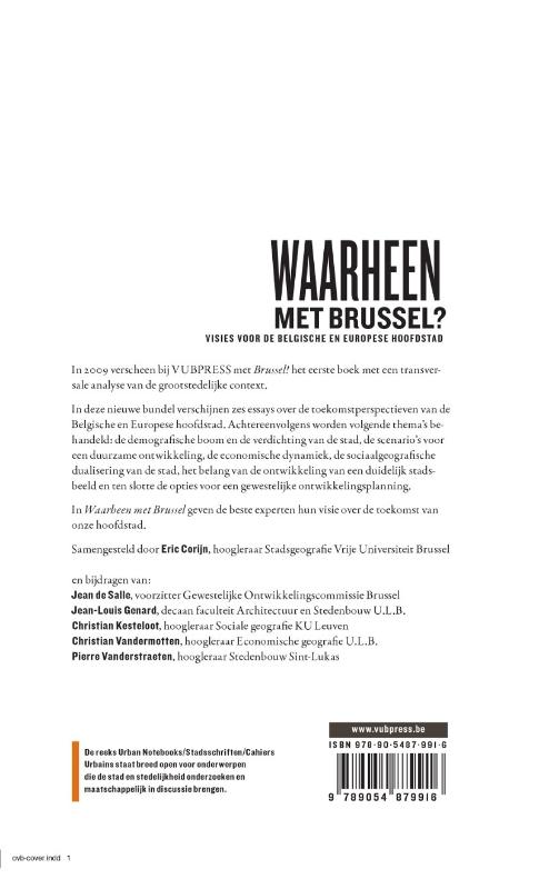 Achterkant van Waarheen met Brussel?