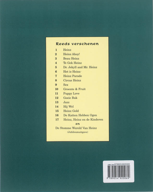 Achterkant van Da draussen lauft ein Schaf