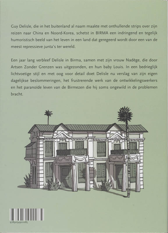 Achterkant van Birma