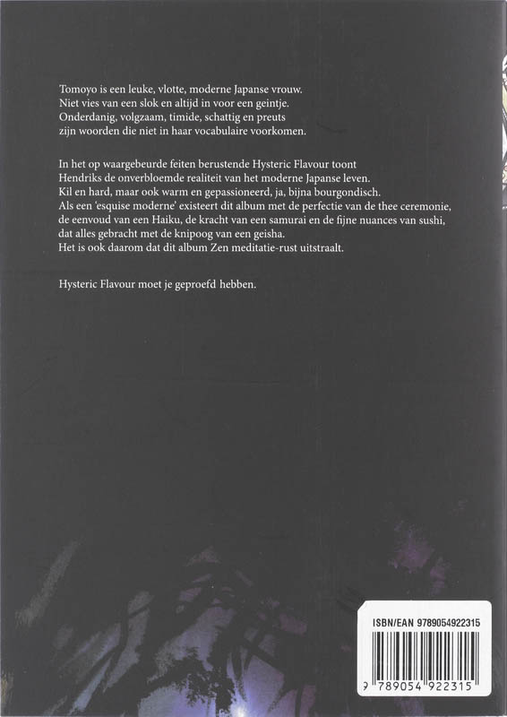 Achterkant van Hysteric Flavour