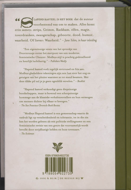 Achterkant van Slapend Kasteel