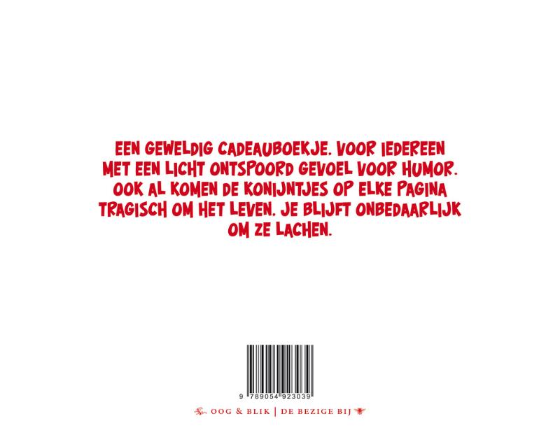 Achterkant van De opkomst van de zelfmoordkonijntjes