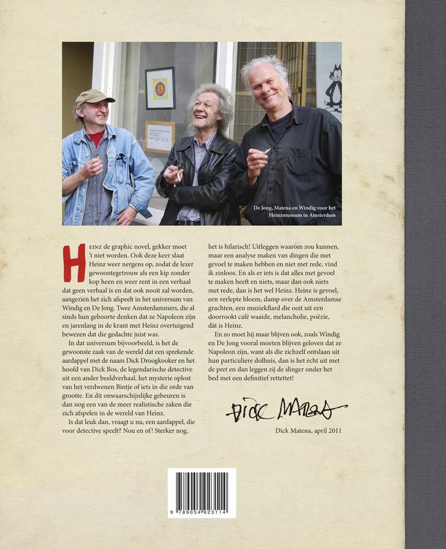 Achterkant van Heinz, de graphic novel